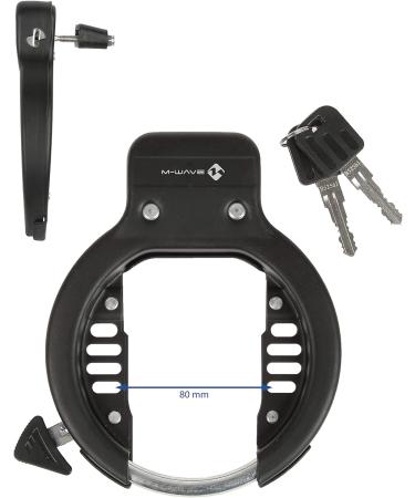 M-WAVE Ring Frame Lock | Secure Bicycle Lock | Anti-Theft Protection & Removable Spacer - International Shipping - Buy Online on SooperMarket.com