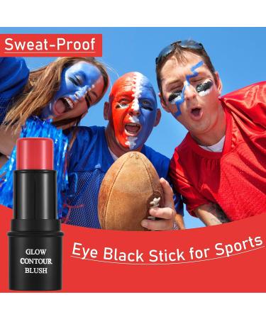 CCbeauty Red Eye Black Stick | Matte Cream Red Face Paint Stick for Cheeks, Eyes, Lips | Waterproof & Long Lasting | Easy to Use | Cruelty-Free | Mini Red - Buy Online on SooperMarket.com