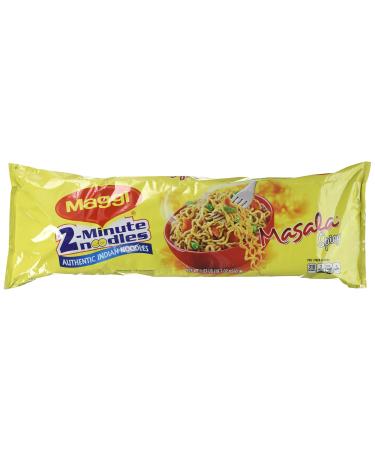 Maggi 2-Minute Masala Indian Noodles, 1.23 Pound (Pack of 8)
