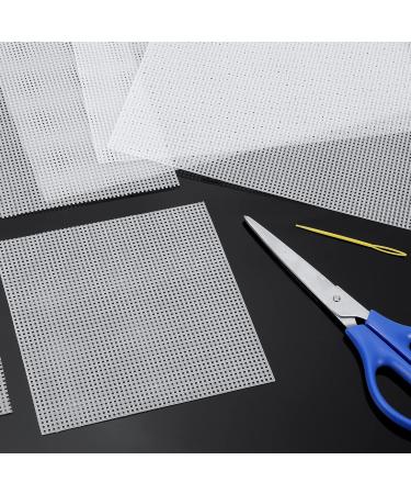 Caydo 4 Pieces 10 Count Plastic Mesh Canvas for Cross Stitch and DIY Crafts - 13.6 x 10.4 Inches - Buy Online on SooperMarket.com