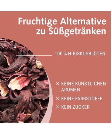 Buy World Corner Bio-Hibiskus Tea - 3x25 Tea Bags | Germany Controlled & Manufactured | Fruity-Aromatic Relaxation | Dried Hibiscus Flowers - Buy Online on SooperMarket.com