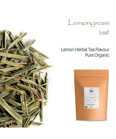 Organic Lemongrass Herbal Tea - 200g Citronella Tea for Wellness & Flavor - Premium Quality Dried Lemongrass - Buy Online on SooperMarket.com