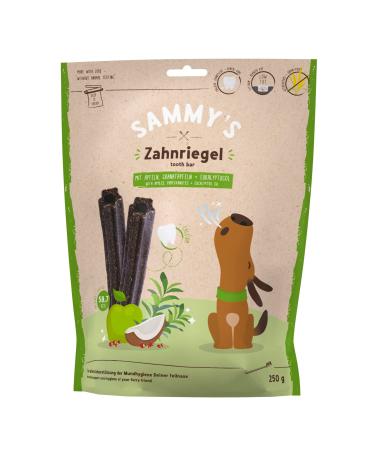 Sammy's Tooth Bars | Deliciously scented chewing bars for dogs | To support oral hygiene | 6 x 250 g Tooth Bars 250 g (pack of 6)
