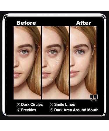 Wild Universe Concealer Makeup Brush - Covers Blemishes, Dark Circles, Smile Lines - Premium Firm Bristles for Liquid/Cream Bronzer - Gray - Buy Online on SooperMarket.com
