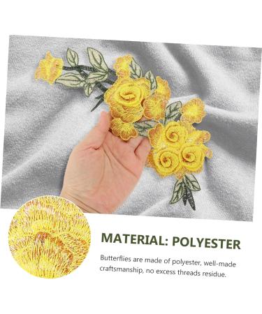 Operitacx 8 Pcs Embroidery Appliqu 3d Embroidered Applique Diy Craft Cloth Patches Crafts Wedding Dress - Buy Online on SooperMarket.com