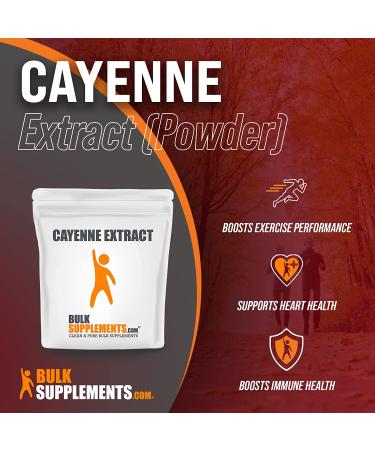 Cayenne Extract Powder | Capsaicin Blood Circulation Herbal Supplement (250g - 8.8oz) - Buy Online on SooperMarket.com