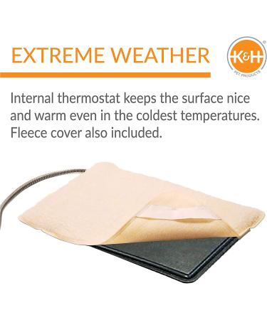 K&H Pet Products Heated Outdoor Kitty Pad - Extreme Weather Recyclable Box - Buy Online on SooperMarket.com