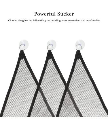Firtink 2 Packs Mesh Reptile Hammocks Breathable Reptile Hammock Set Medium Reptile Lizards Snakes Hammock Lounger Ladder Accessories Net Hanging Bed Toys M 33x33x48 CM - Buy Online on SooperMarket.com