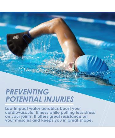 Sunlite Sports High-Density EVA-Foam Dumbbell Set & Water Weight Swim Belt | Perfect for Water Aerobics, Aqua Therapy, Pool Fitness | Complete Aqua Fitness Set with Instructional Videos - Buy Online on SooperMarket.com