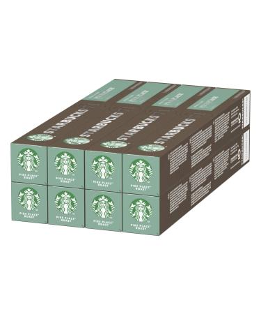 STARBUCKS Pike Place Roast by Nespresso Medium Roast Coffee Capsules 8 x 10 (80 Capsules) Single