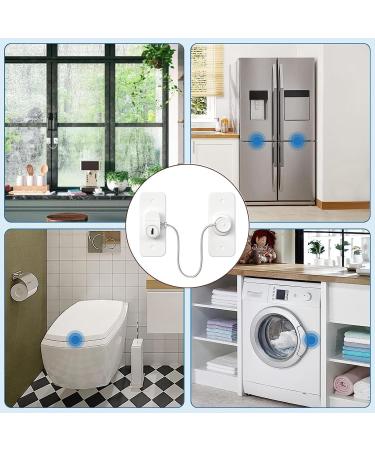 1 Pcs Window Safety Locks Window Door Restrictor Security Lock Child Baby Safety Self Adhesive Security Fridge Door Lock No Punching Pet Window Restrictor Window Locks Child Safety - Buy Online on SooperMarket.com