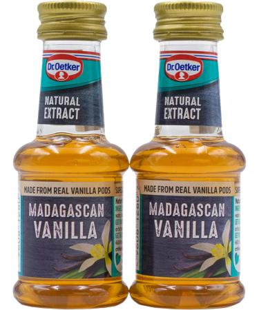UpLabel Creations bundle of Dr Oetker Madagascan Vanilla Extract Baking 35ml (2-Pack) + UpLabel Creations 1ml Measuring Spoon - Buy Online on SooperMarket.com