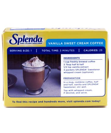 SPLENDA No Calorie Sweetener 100 Count Packets - 3.5 Ounce Single-Serve Packets - Buy Online on SooperMarket.com