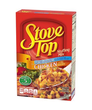Low Sodium Chicken Stuffing Mix (6 oz) - 25% Less Sodium | Stove Top Approved - Buy Online on SooperMarket.com