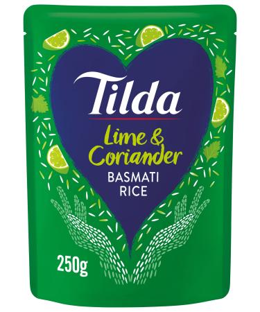 Tilda Microwave Lime & Coriander Basmati Rice 250g Single