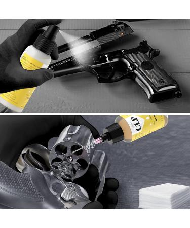 Qucship Gun Cleaning Kit - Multi-Purpose CLP Gun Cleaner & Lubricant Set - 2oz & 1oz Needle Oiler - Protects & Lubricates Firearms - Buy Online on SooperMarket.com