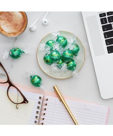 LINDT LINDOR Mint Milk Chocolate Truffles 150g Gram Bag Limited Edition Individually Wrapped Chocolate Christmas Chocolate Stocking Stuffer Mint Milk Chocolate 150 g (Pack of 1) - Buy Online on SooperMarket.com