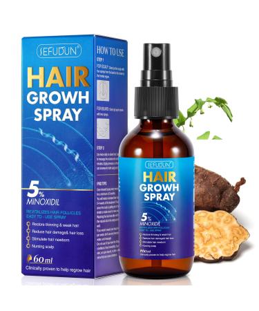 5% Minoxidil Hair Growth Spray  Hair Growth Spray Serum With Biotin - Help to Stop Thinning and Loss Hair