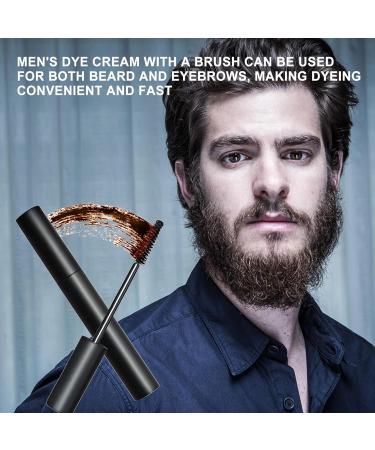 Beard Color Cream & Eyebrow Tint | Waterproof Tinted Beard Dye with Brush | Long-Lasting Gray Coverage - Buy Online on SooperMarket.com