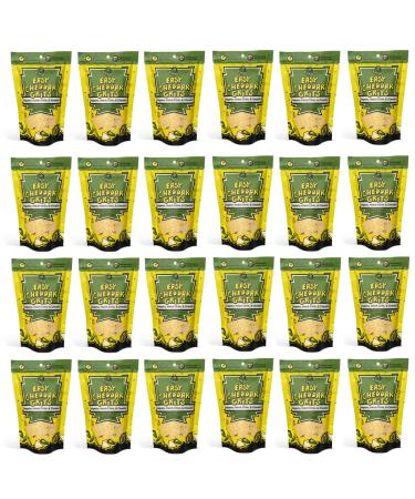 Delicious Spicy Jalapeno Yellow Corn Grits with Hatch Green Chile, Garlic, Cheddar. 24 6oz Packs 170 Grams Each. Just Add Water to Make Famous New Mexico Hatch Chile. Great for Easy Meal, Camping 6 Ounce (Pack of 24)