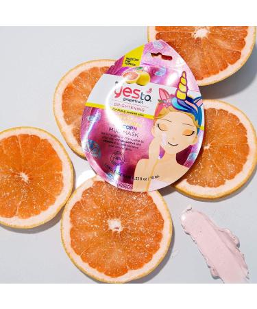 Yes To Grapefruit Vitamin C Glow-Boosting Unicorn Mud Mask Single Use 27 g - Buy Online on SooperMarket.com