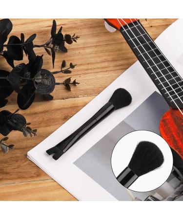 Nose Makeup Brush - U-Shaped Double Ended Contour Brush for Precise Blush & Highlight | 2-in-1 Puffy Makeup Tool for Beginners & Professionals | All Black - Buy Online on SooperMarket.com