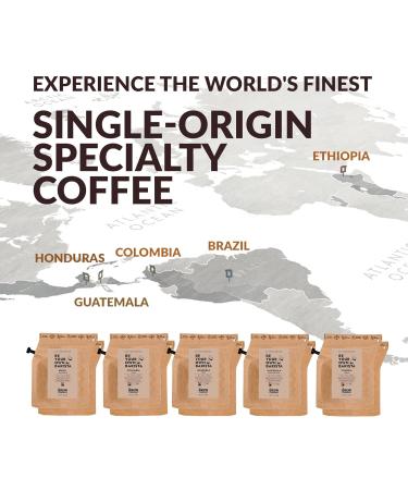 Gourmet Birthday Coffee Gift Set - 10 Finest Single Estate Specialty & Organic Coffees for Men & Women | Hamper Style Letterbox Gift Idea - Buy Online on SooperMarket.com