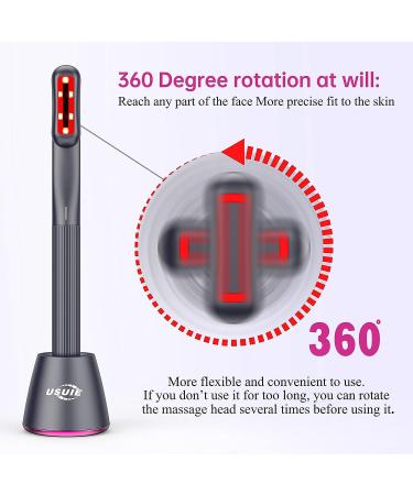 USUIE 4 in 1 Facial Device | Red Light Therapy for Face and Neck | Reduce Wrinkles | Anti-Aging Tools - Buy Online on SooperMarket.com