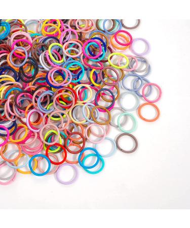 360PCS Multicolor Baby Toddler Hair Ties - Elastic Hair Ties 2cm Diameter - No Crease Small Ponytail Holders for Kids Girls (360 Count) - Buy Online on SooperMarket.com