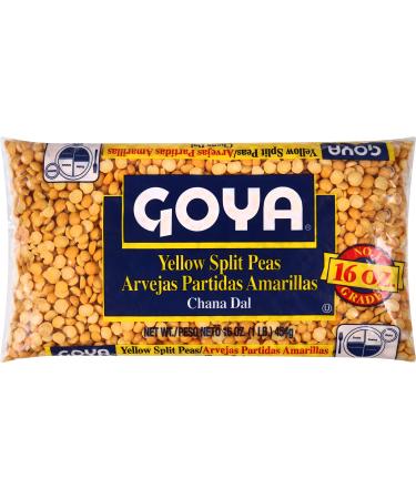 Goya Foods Yellow Split Peas, Dry, 16 Ounce