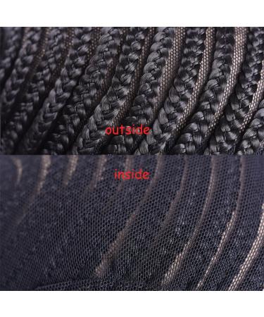 Refined Braided Wig Caps - Crochet Cornrows Cap for Easy Wig Making | Glueless Hair Net Liner - Buy Online on SooperMarket.com