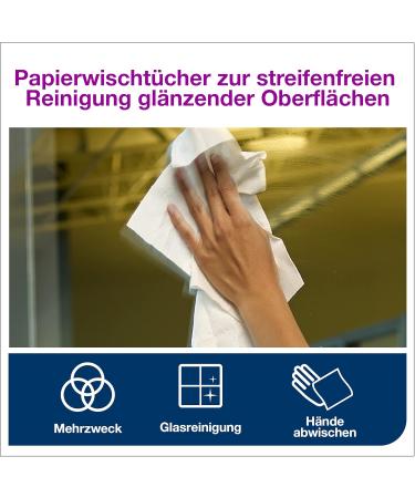 Tork 610133 Multi-Purpose Paper Wiper for M1 Mini Donor System | 1-Layer Stable White Paper | 3 x 120m Advanced Single Rolls - International Shipping Available - Buy Online on SooperMarket.com