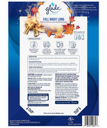 Glade PlugIns 2 Warmers + 6 Refills Holiday Cinnamon Set - Fall Night Long | International Shipping Available - Buy Online on SooperMarket.com