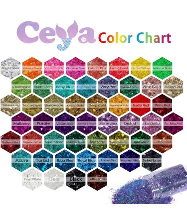 Ceya Chunky Glitter 140g Vibrant Pink Powder for Nail Art, Hair, Epoxy Resin, Tumblers & More - Buy Online on SooperMarket.com