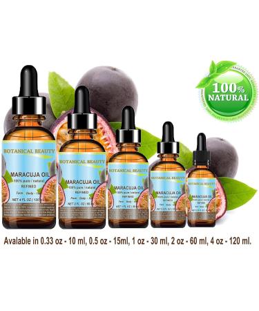 100% Pure Maracuja Oil - Cold Pressed Natural Oil for Face Skin Hair & Body | Vitamin C Rich - 2 Fl. oz - Buy Online on SooperMarket.com