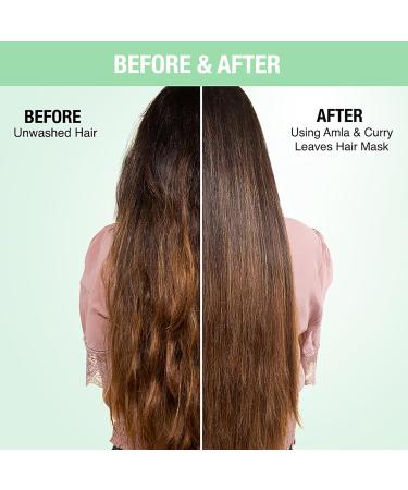 Nykaa Naturals Amla & Curry Leaves Hair Mask - 6.76 oz | Promotes Hair Growth & Nourishes Thin Hair | Safe for Colored Hair - Buy Online on SooperMarket.com