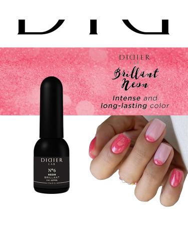 Didier Lab - Premium UV Gel Nail Polish - Brillant Neon No6- Gel Nail Varnish - Nail Art - Long-Lasting High Gloss Wear - Gel Nail Polish - Gel Nails - Glitter Gel Nail Polish - Rich Pigment - 8ml - Buy Online on SooperMarket.com