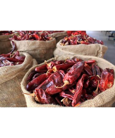 Dried Hatch New Mexico Chile Pepper Red Chili Pods. 4 oz (113 g) and 1 lb (434 g). (4 oz (113 g)) - Buy Online on SooperMarket.com
