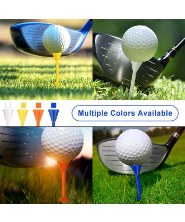 Big Crazy Golf Tees - 3 1/4 Inch Unbreakable Plastic Tees (50 Count) - Reduce Friction & Side Spin - Colored Tees for Improved Performance - Buy Online on SooperMarket.com
