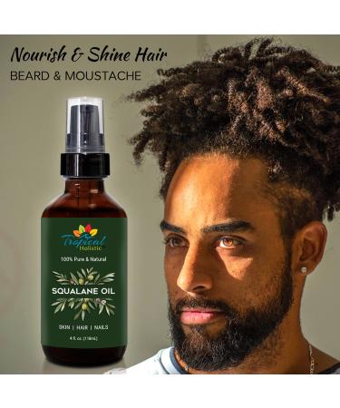 100% Pure Squalane Oil - Vegan Moisturizing Serum for Face Body Hair & Nails (4oz / 118mL) - Plant-Derived Skincare Solution - Buy Online on SooperMarket.com