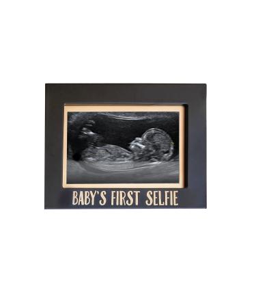 Pearhead Baby's First Selfie Picture Frame Ultrasound Photo Frame Baby Sonogram Picture Frame Gift for New and Expecting Parents