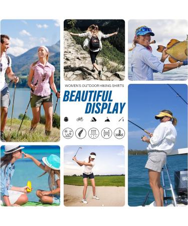 Women's Quick Dry Sun UV Protection Safari Shirt for Hiking Fishing X-Large Khaki - Buy Online on SooperMarket.com