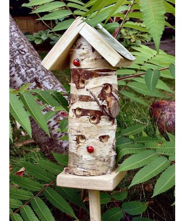 Wildlife World LBT Ladybird Tower - Attract Beneficial Insects to Your Garden - Buy Online on SooperMarket.com
