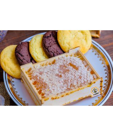 3 x 300g Honeycomb Of Wildflower In Wooden Frame - Pure Natural Honey Comb - Unpasteurised 100% Directly From Hives - Buy Online on SooperMarket.com