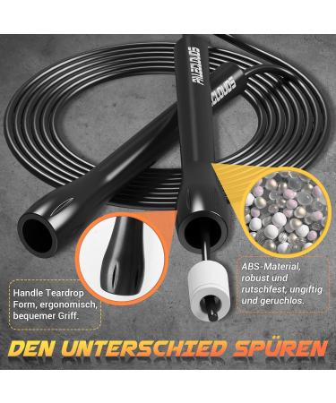 Adjustable PVC Jump Rope for Speed Skipping | 3m Lightweight Fitness Rope for Adults & Kids | Includes Training Poster & Non-Slip Grip - Buy Online on SooperMarket.com