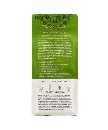 Organic French Roast Teeccino Chicory Herbal Coffee - Caffeine Free | 11 oz - Buy Online on SooperMarket.com