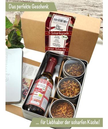 Direct & Friendly Gift Set - Chili Olive Oil & Chili Flakes (4 Pieces) | Extra Sharp Gourmet Flavor for Every Taste - Buy Online on SooperMarket.com