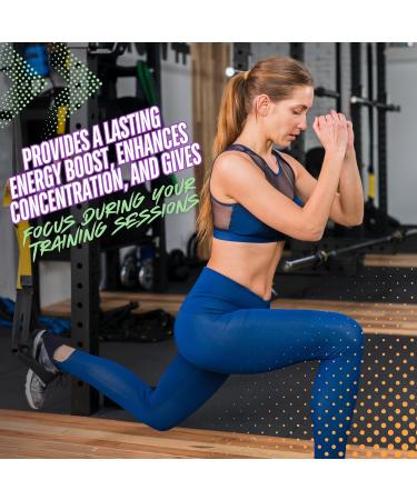 Shop Sante Pre Workout Plus Preworkout Energy Powder 150mg Caffeine Citrulline Beta Alanine Sports Drink Supplement for Men and Women 50 servings - Rainbow Sorbet - Buy Online on SooperMarket.com