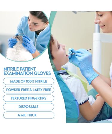 London Labs Nitrile Exam Gloves 4 Mil Thick - Latex-Free & Powder-Free - Large 1000 Count - Buy Online on SooperMarket.com
