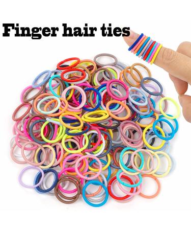 360PCS Multicolor Baby Toddler Hair Ties - Elastic Hair Ties 2cm Diameter - No Crease Small Ponytail Holders for Kids Girls (360 Count) - Buy Online on SooperMarket.com
